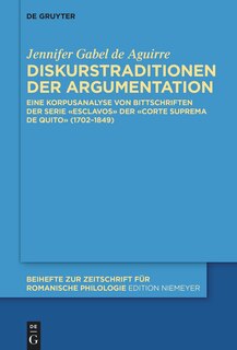 Front cover_Diskurstraditionen der Argumentation
