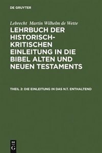 Front cover_Die Einleitung in das N.T. enthaltend