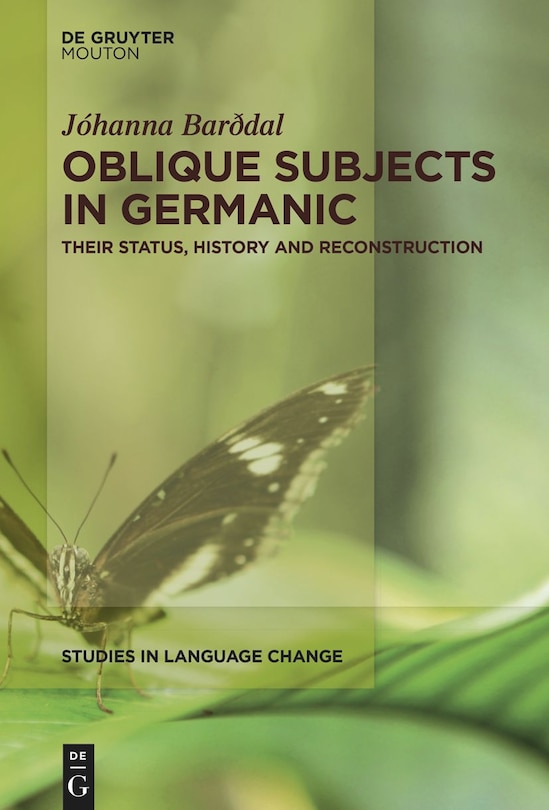 Front cover_Oblique Subjects in Germanic