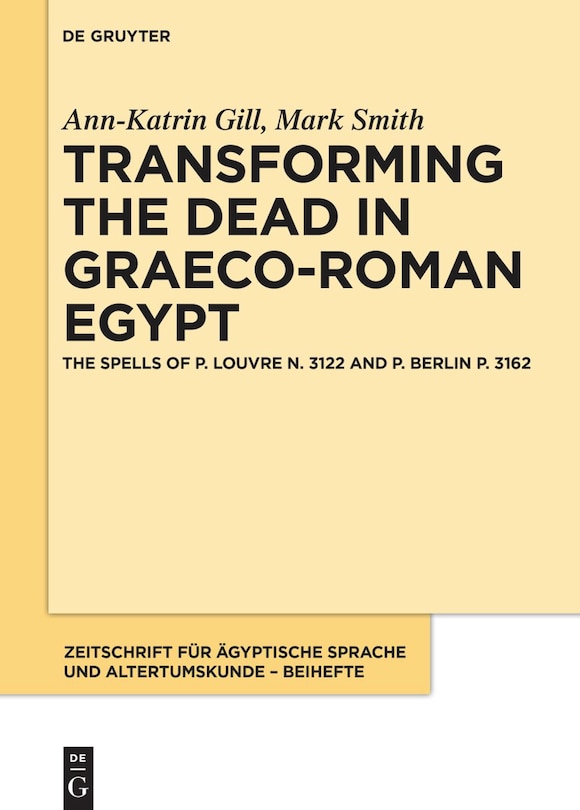 Front cover_Transforming the Dead in Graeco-Roman Egypt