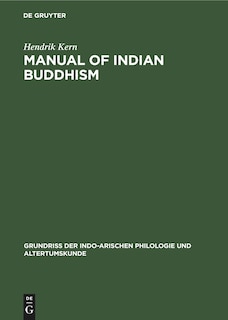 Front cover_Manual of Indian buddhism
