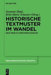Front cover_Historische Textmuster im Wandel