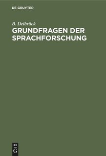 Front cover_Grundfragen der Sprachforschung
