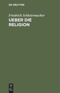 Front cover_Ueber die Religion