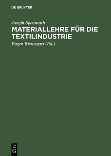 Front cover_Materiallehre für die Textilindustrie