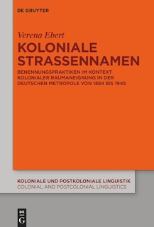 Front cover_Koloniale Straßennamen