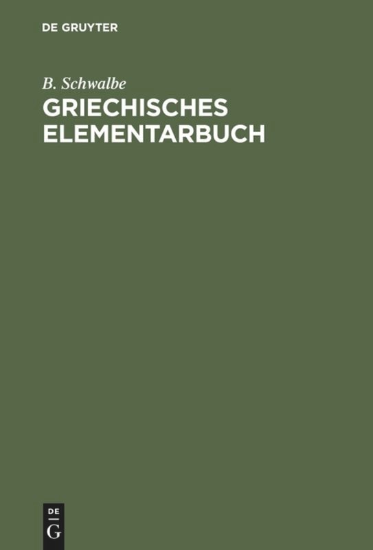 Couverture_Griechisches Elementarbuch