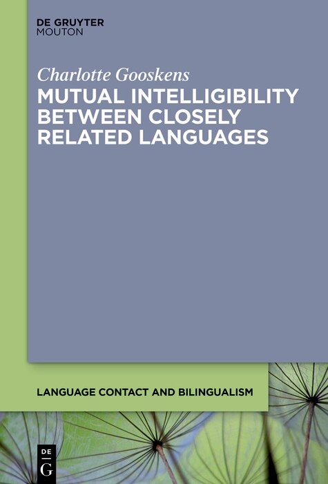 Couverture_Mutual Intelligibility between Closely Related Languages