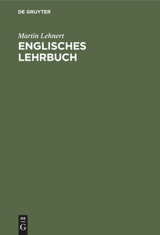 Front cover_Englisches Lehrbuch