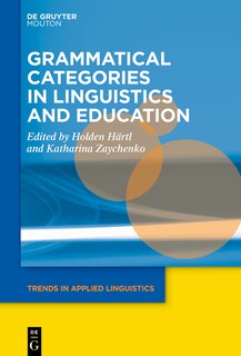 Front cover_Grammatical Categories in Linguistics and Education