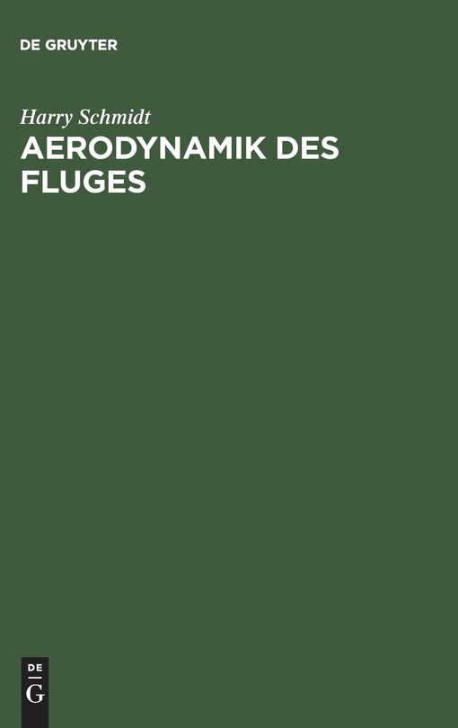 Front cover_Aerodynamik des Fluges
