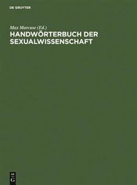 Front cover_Handwörterbuch der Sexualwissenschaft