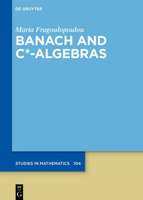 Couverture_Banach and C*-Algebras