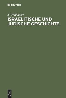 Couverture_Israelitische und jüdische Geschichte