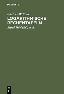 Front cover_Logarithmische Rechentafeln