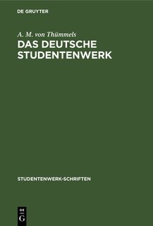 Front cover_Das Deutsche Studentenwerk