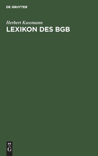Front cover_Lexikon des BGB