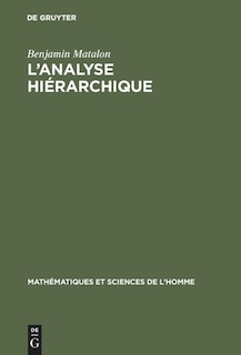 Front cover_L'analyse hi&eacute;rarchique