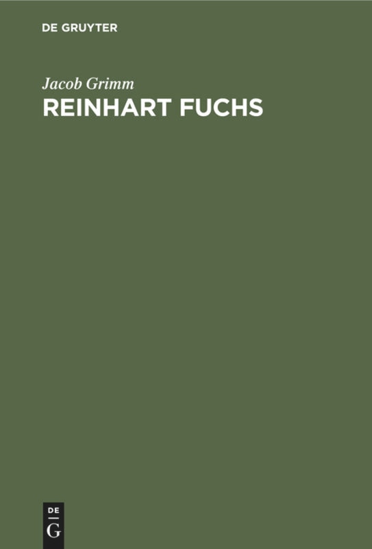 Front cover_Reinhart Fuchs