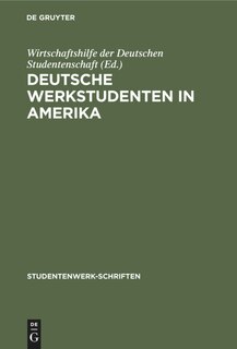 Couverture_Deutsche Werkstudenten in Amerika