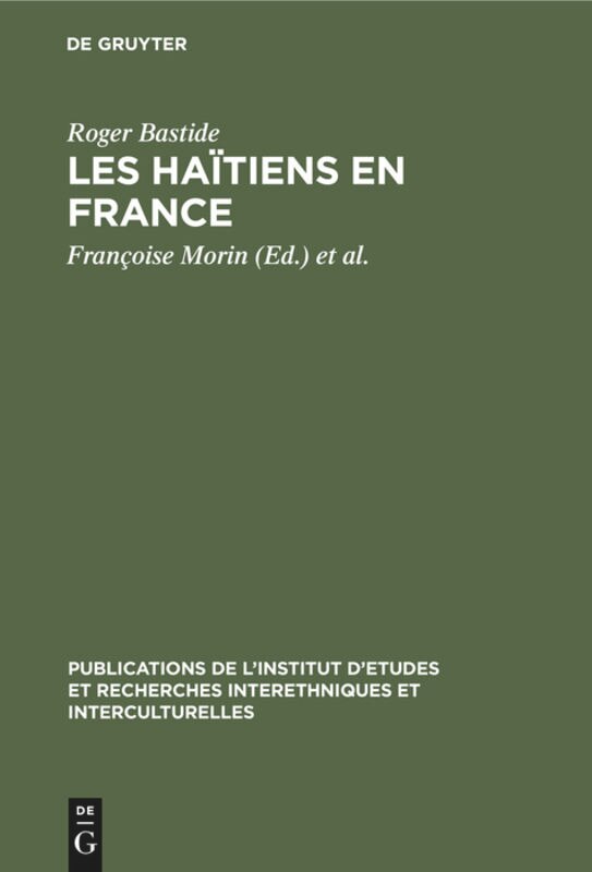 Front cover_Les Haïtiens en France