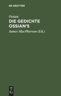 Front cover_Ossian [angebl. Verf.]; James MacPherson: Die Gedichte Ossian&rsquo;s. Band 1-3
