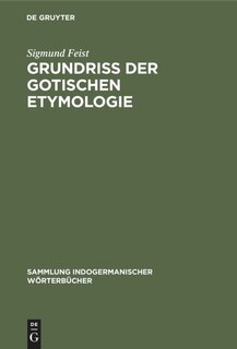 Front cover_Grundriss Der Gotischen Etymologie