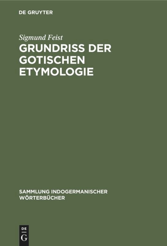 Front cover_Grundriss Der Gotischen Etymologie