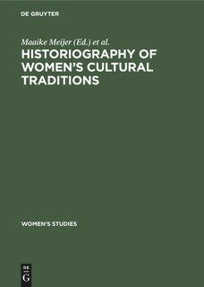 Couverture_Historiography of women's cultural traditions