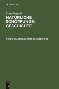Front cover_Allgemeine Stammes-Geschichte