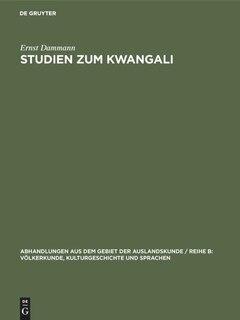 Front cover_Studien zum Kwangali