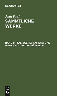 Front cover_Palingenesien. Fata und Werke vor und in Nürnberg