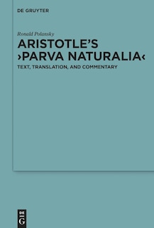 Front cover_Aristotle’s ›Parva naturalia‹