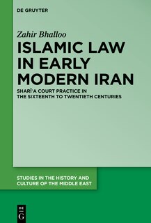 Couverture_Islamic Law in Early Modern Iran
