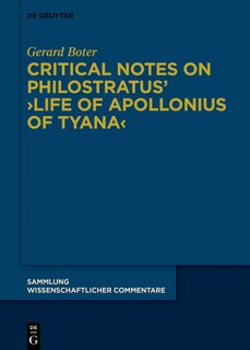 Front cover_Critical Notes on Philostratus’ ›Life of Apollonius of Tyana‹