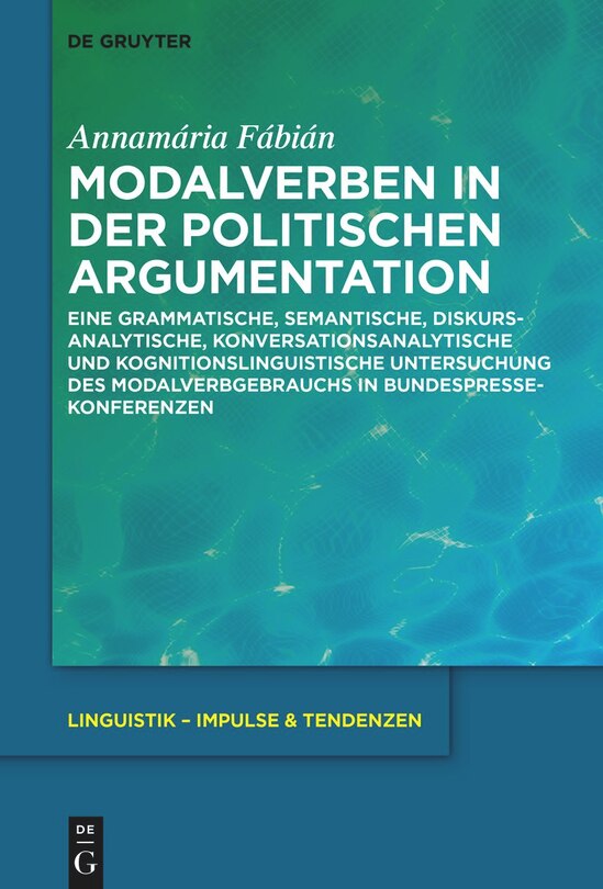Front cover_Modalverben in der politischen Argumentation