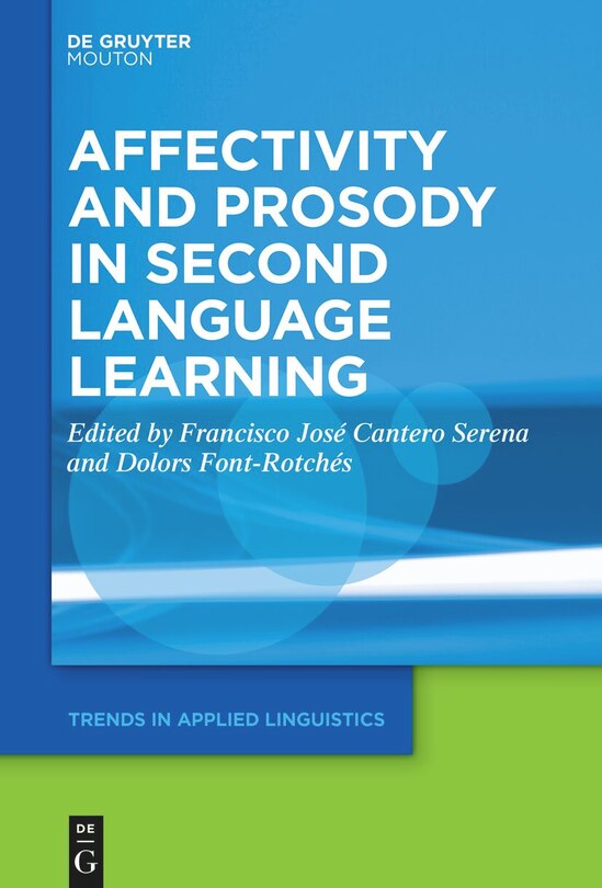 Couverture_Affectivity and Prosody in Second Language Learning