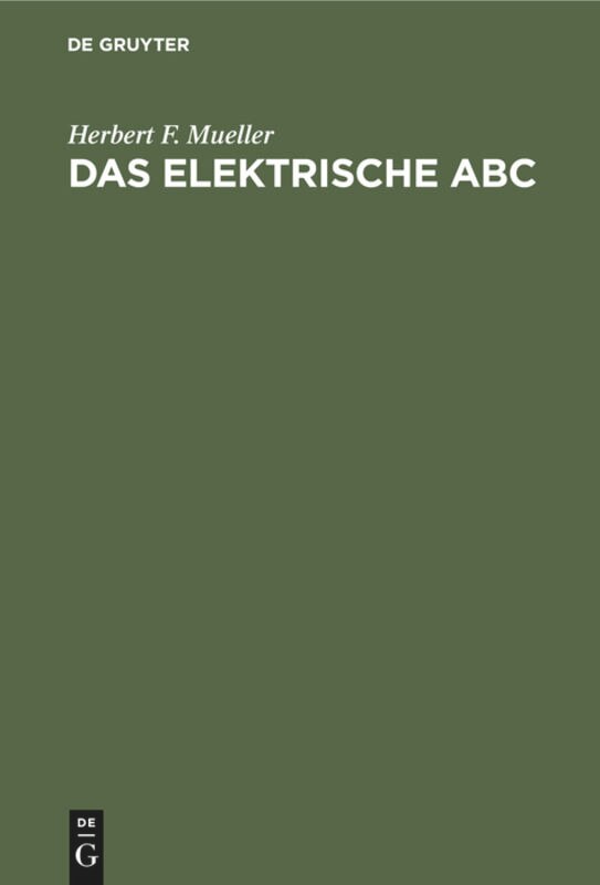 Front cover_Das elektrische ABC