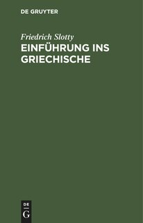 Front cover_Einführung ins Griechische