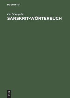 Front cover_Sanskrit-Wörterbuch
