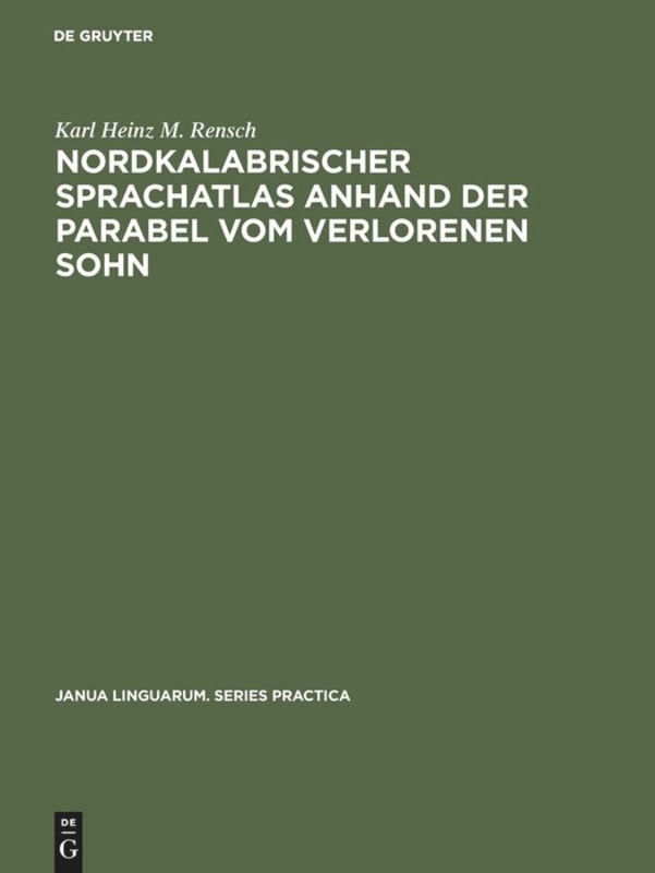 Front cover_Nordkalabrischer Sprachatlas anhand der Parabel vom verlorenen Sohn