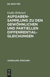 Front cover_Aufgabensammlung zu den gewöhnlichen und partiellen Diffenrentialgleichungen