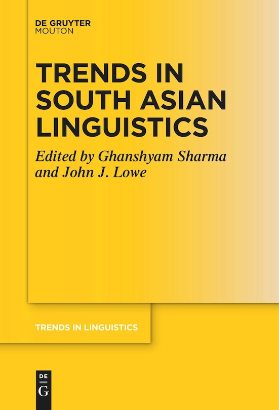 Front cover_Trends in South Asian Linguistics