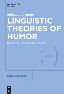 Front cover_Linguistic Theories of Humor