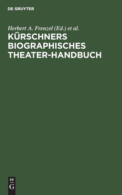Couverture_Kürschners biographisches Theater-Handbuch