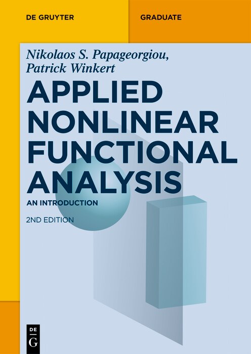 Front cover_Applied Nonlinear Functional Analysis