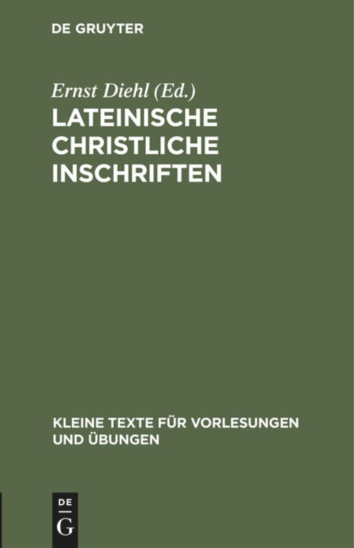 Couverture_Lateinische christliche Inschriften