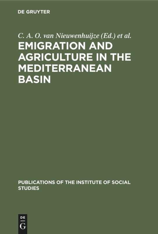 Couverture_Emigration and agriculture in the Mediterranean basin