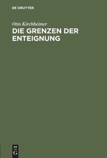 Front cover_Die Grenzen der Enteignung