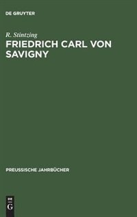 Front cover_Friedrich Carl von Savigny